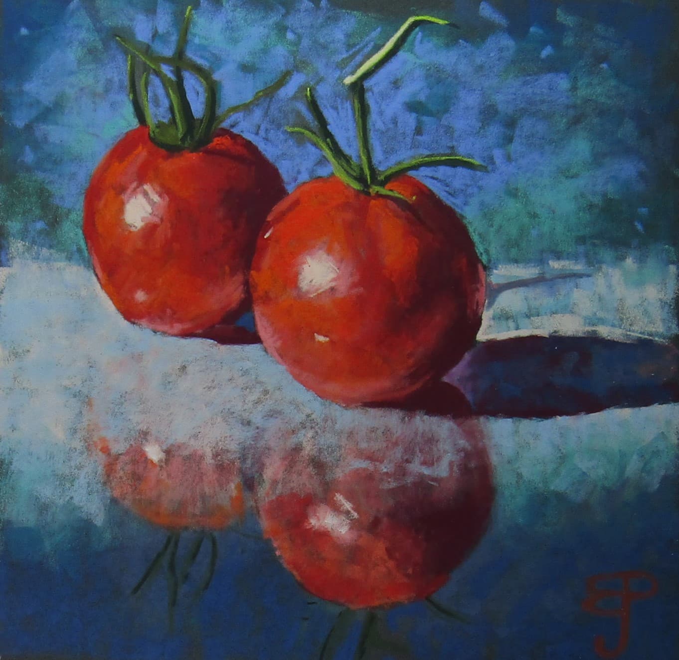A pair of tomatoes